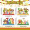 4 Pcs Cinco de Mayo Wooden Table Centerpieces – Happy Fiesta Taco Bar Party Signs – Mexican Fiesta Table Decor for Party, Kitchen, Mantel & Shelf Decoration – Perfect for Mother's Day Card Making Displays